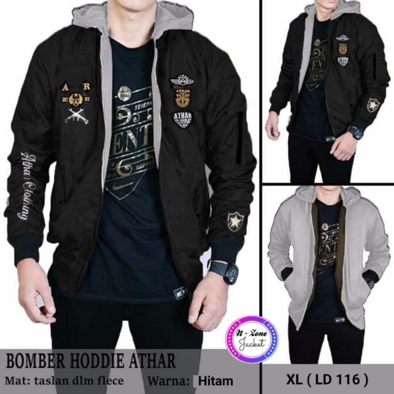 Bomber Hoodie Athar , bolak balik