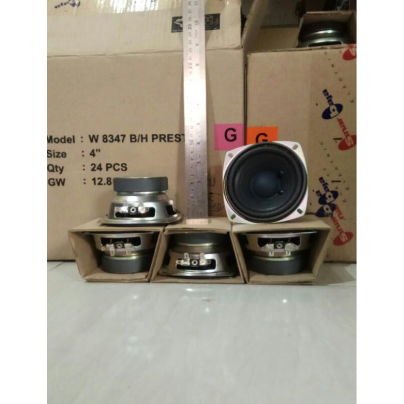 Speaker Woofer PRESTGIE W8347 B/H 4 inchi 4ohm 40watt