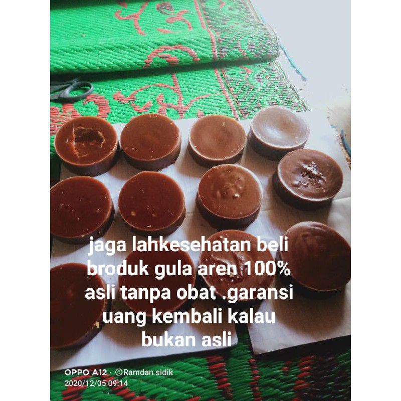 

gula aren 100% asli garansi uang kembali kalau bukan asli isi 1kg