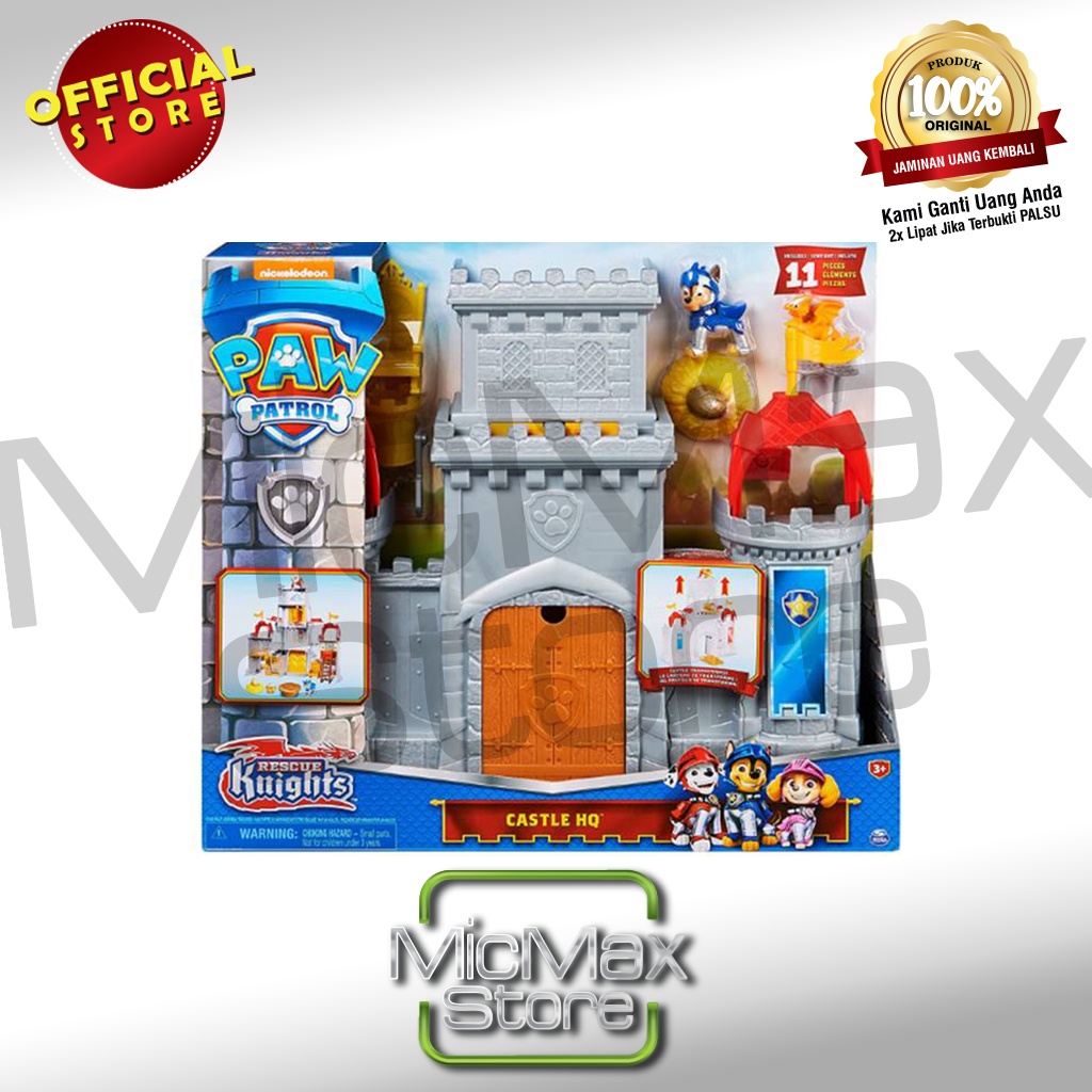 Paw Patrol Rescue Knights Castle HQ Headquarter SM6062103