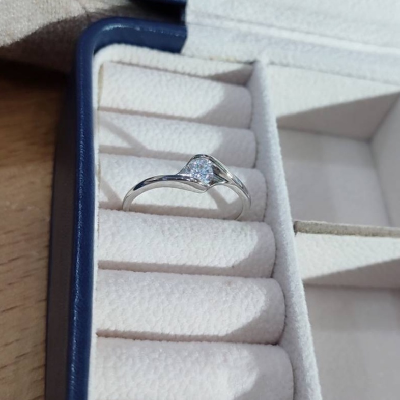 CINCIN SILVER LAPIS EMAS ANTI KARAT ANTI LUNTUR