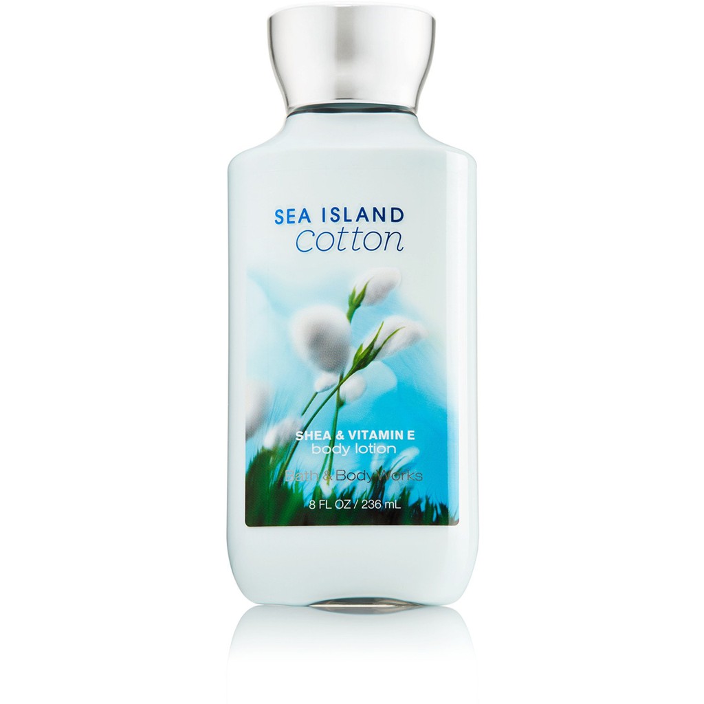 BATH AND BODY WORKS - BODY LOTION ( SEA ISLAND COTTON )