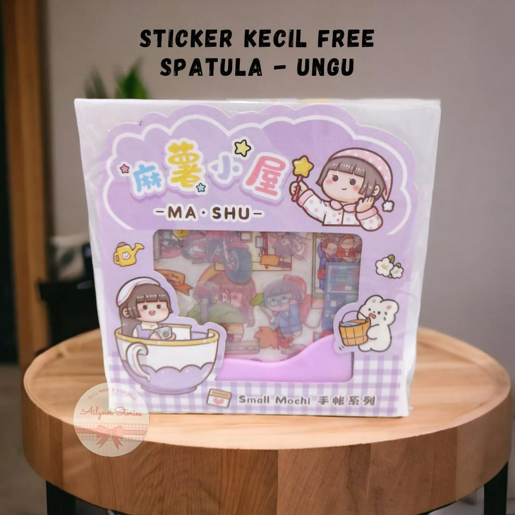 Sticker Momo free Spatula / Sticker DIY Momo Spatula