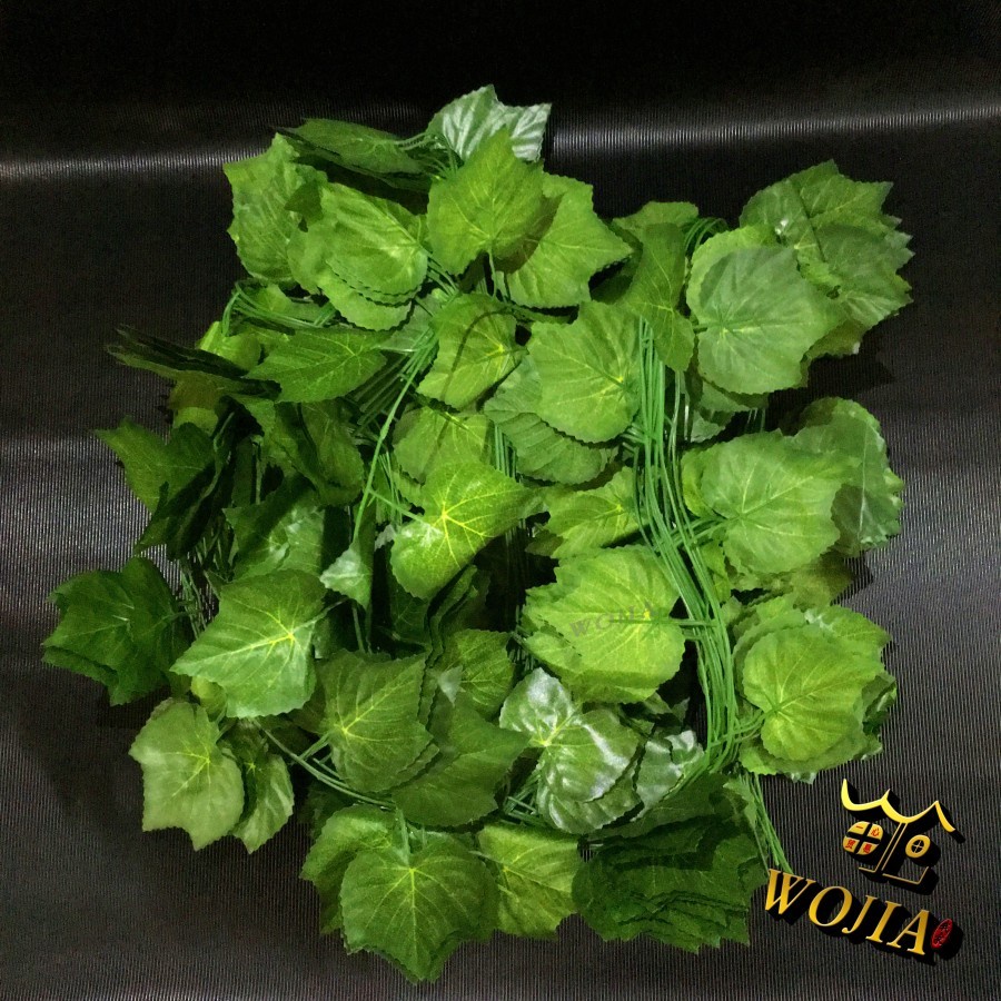 Daun Rambat Anggur Besar [Tipe A] Tanaman Hias Plastik Satuan
