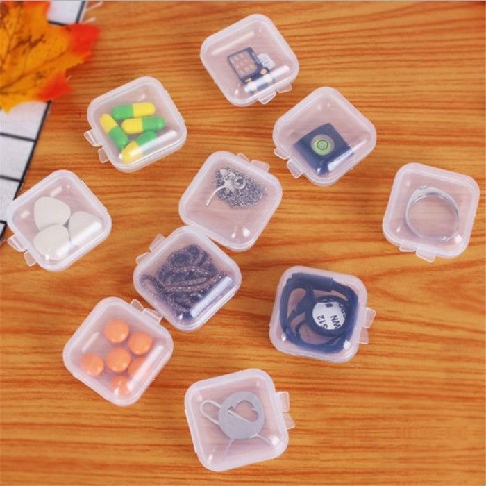 KOTAK MINI SERBAGUNA / KOTAK MINI OBAT / KOTAK MINI ANTING / MINI BOX ORGANIZER SERBAGUNA / KOTAK KECIL TRANSPARAN