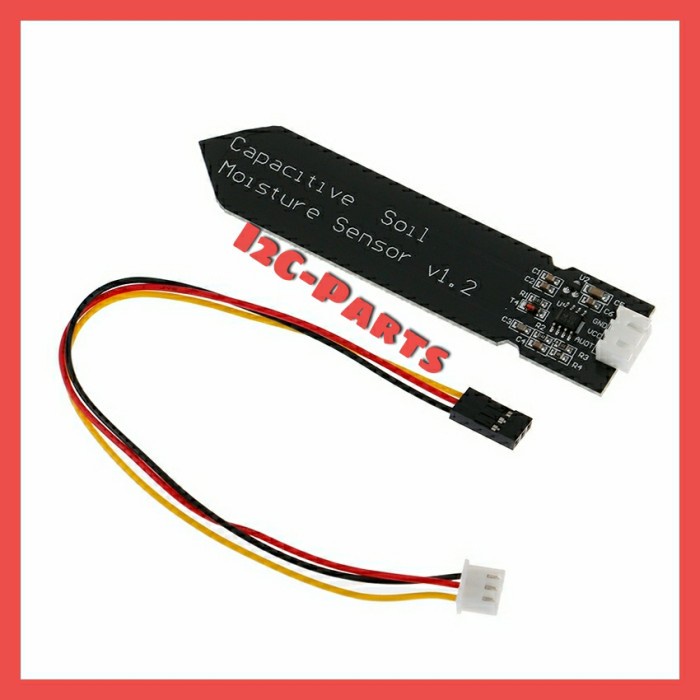 Capacitive Soil Moisture Sensor V1.2 - Sensor Kelembaban Tanah Arduino