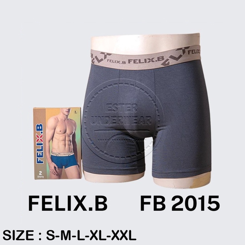 Celana Boxer Pria FELIX.FB 2015 ISI -2 PCS BEST SELLER