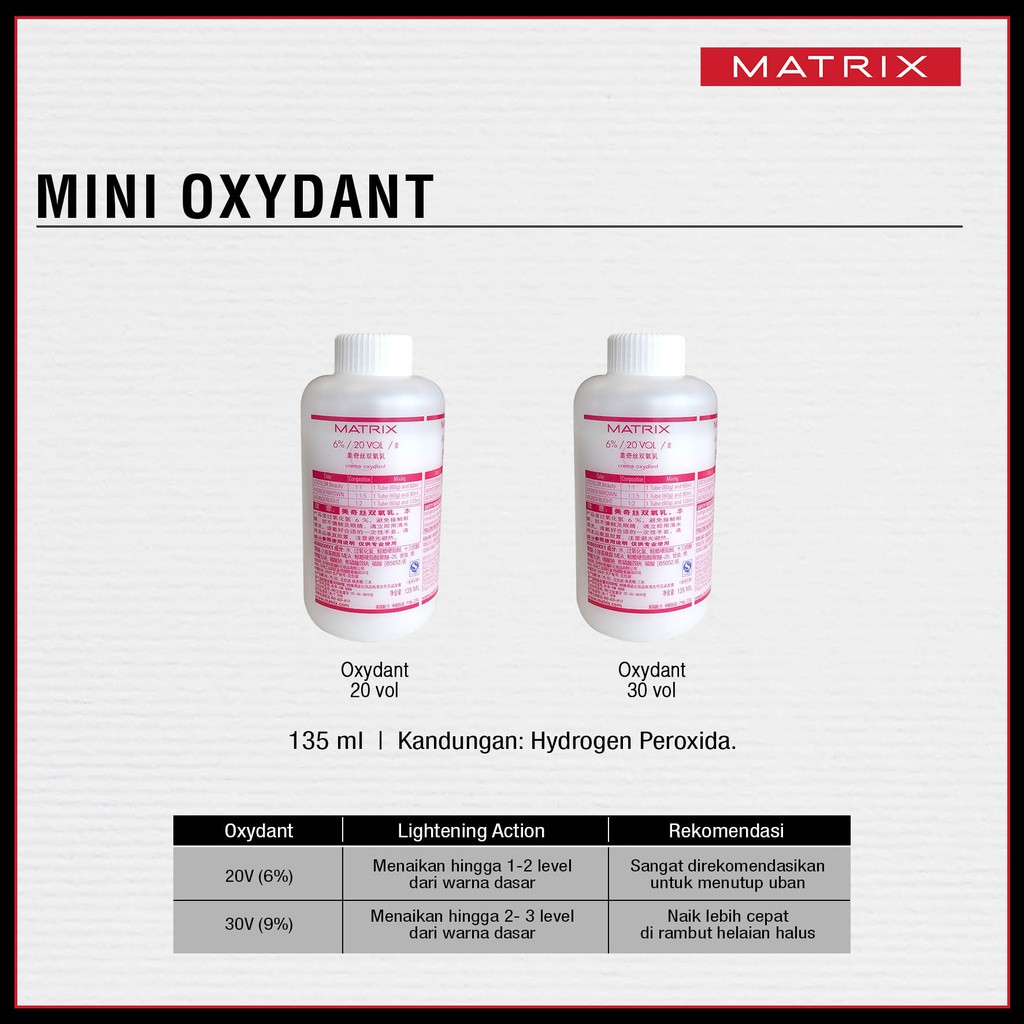 MATRIX DEVELOPER / OXYDANT 135ml