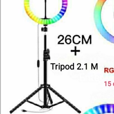 Tripod Ring Lampu Hp Kamera Phone Holder Stand Youtuber