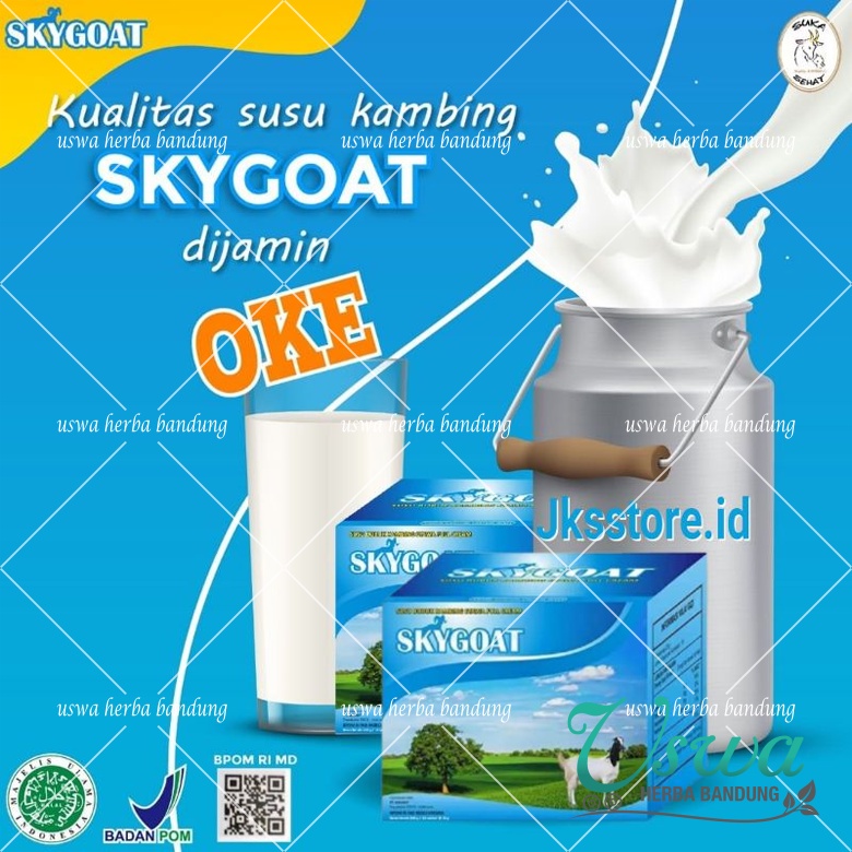 

Susu Kambing Etawa SKYGOAT Susu Bubuk Provit Bubuk Krimer Nabati atasi Asma Kolesterol Tinggi ORIGINAL