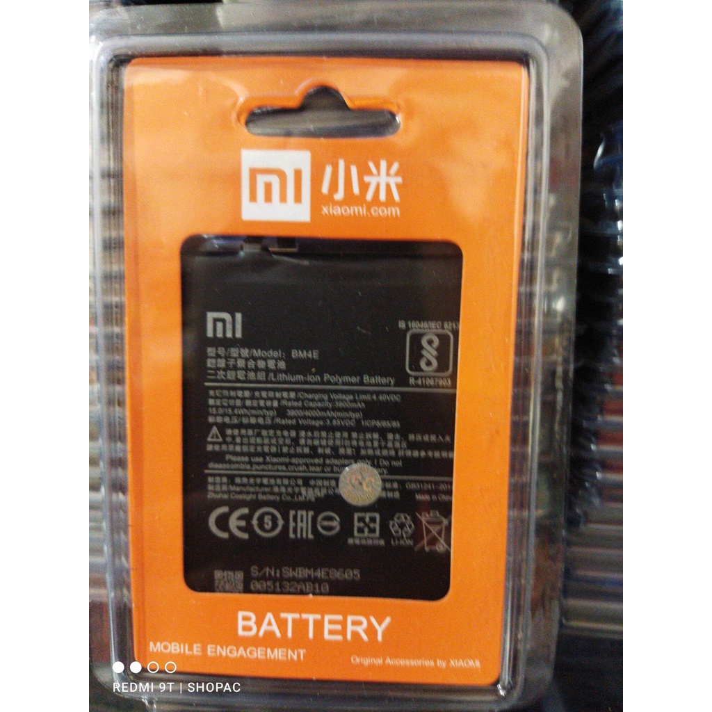 BATERAI XIAOMI REDMI MI POCOPHONE F1 BM4E ORY FC