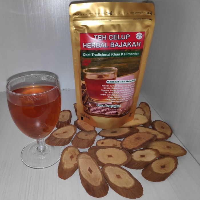 

ORIGINAL MURAH Teh herbal akar bajahak asli dari kalimantan, isi 30 pcs