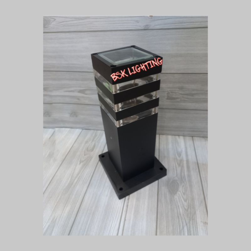 Lampu taman pagar minimalis/Lampu pilar modern minimalis/Lampu taman kotak/Lampu taman outdoor