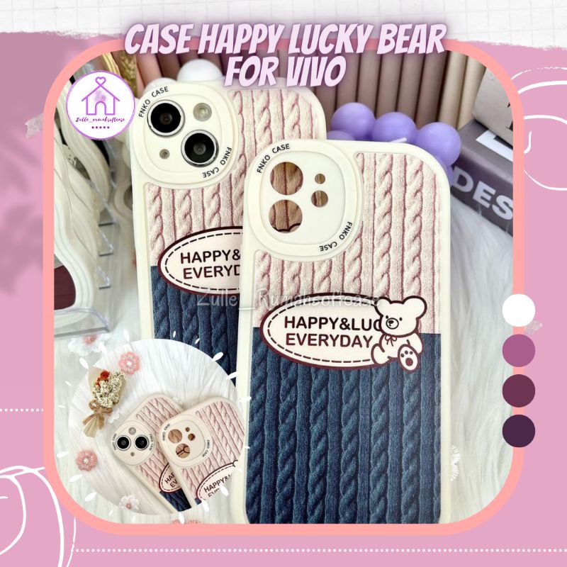 CASE FOR VIVO HAPPY LUCKY BEAR VIVO Y12/Y15/Y17 Y20/Y12S Y21S/Y33S Y50/Y30 Y15S