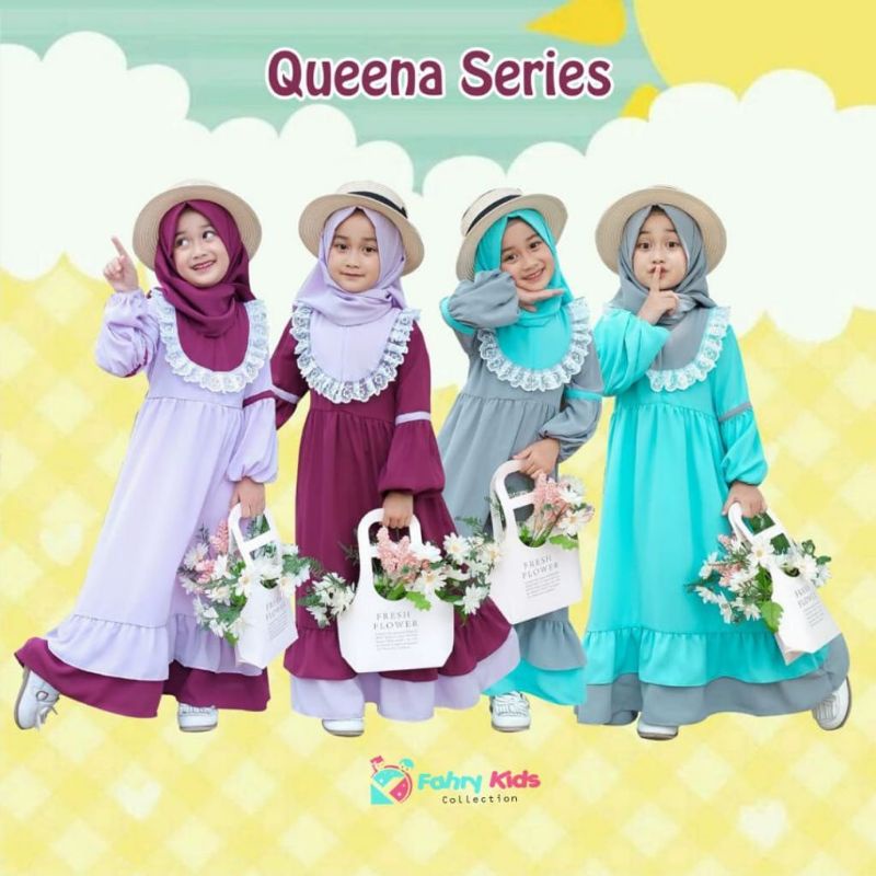 Queena gamis set