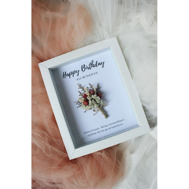 dried flower frame 3d