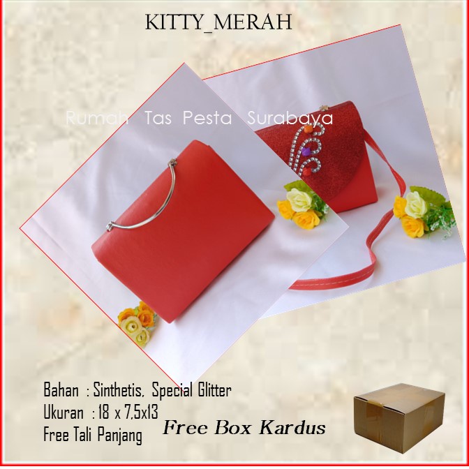 Tas Selempang,Tas Termurah,Tas Bagus,KITTY_MERAH