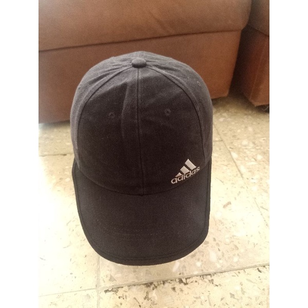 Topi Adidas original hitam original second bekas