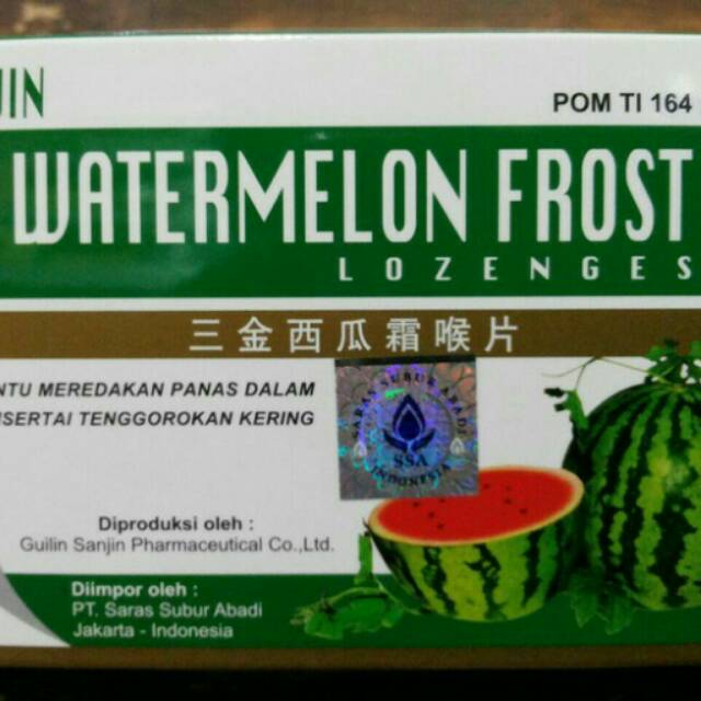 

WATER MELON FROST (PERMEN TENGGOROKAN)