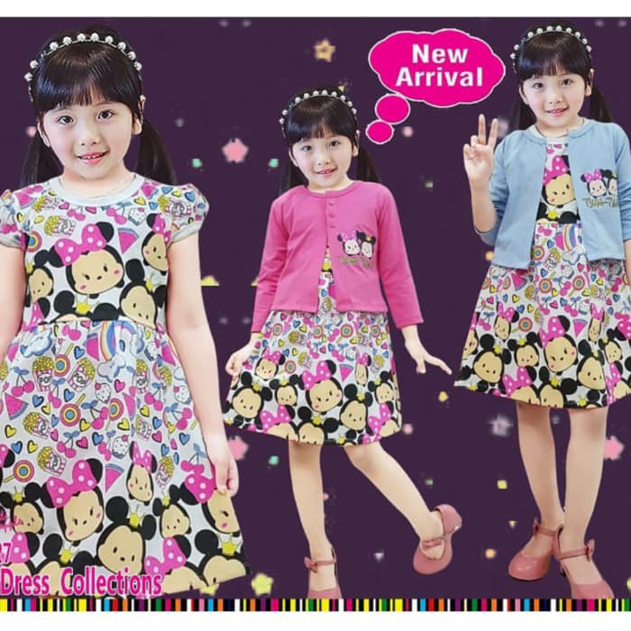 Paling laris Baju Dress Bolero Anak Perempuan Little