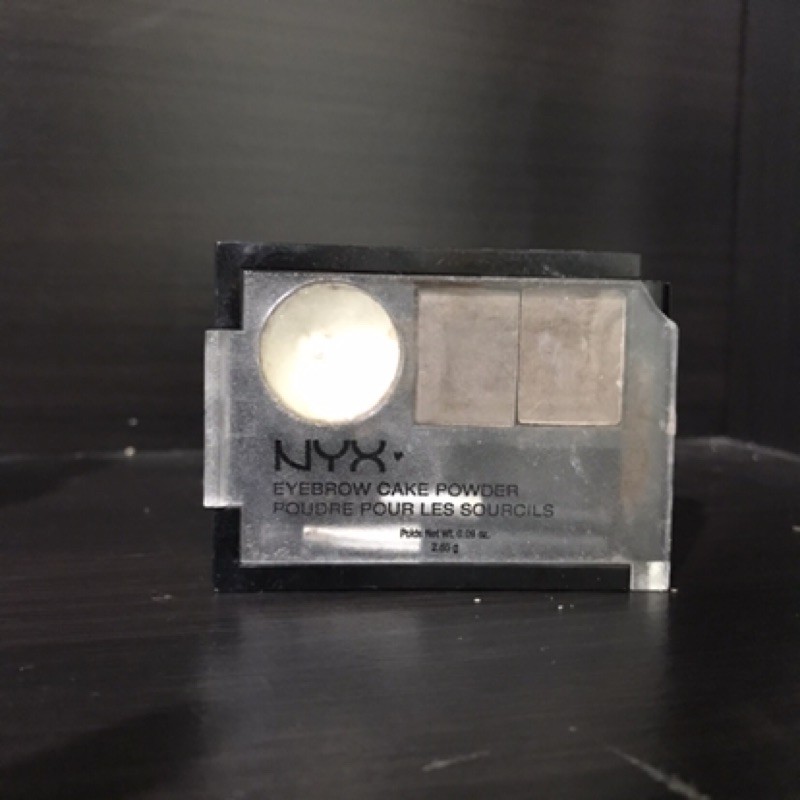 PRELOVED NYX EYEBROW CAKE POWDER ORIGINAL SHADE DARK BROWN