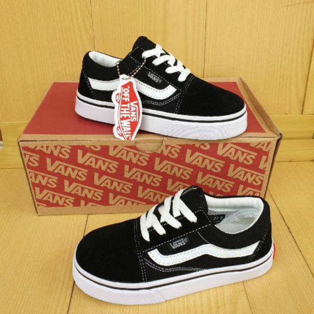 SEPATU KIDS VANS_3 MINI BLACK PEREPET TERLUCU BABY BOY AND GIRL