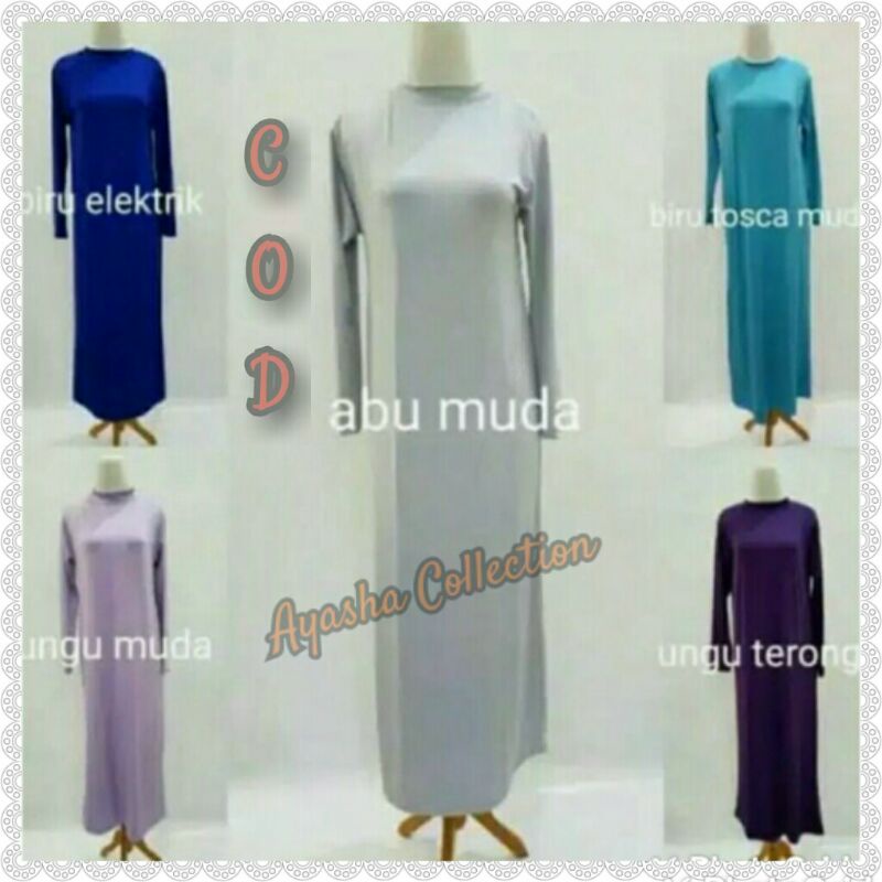Manset Gamis Dalaman Bahan Kaos Premium Manset Gamis Lengan Panjang