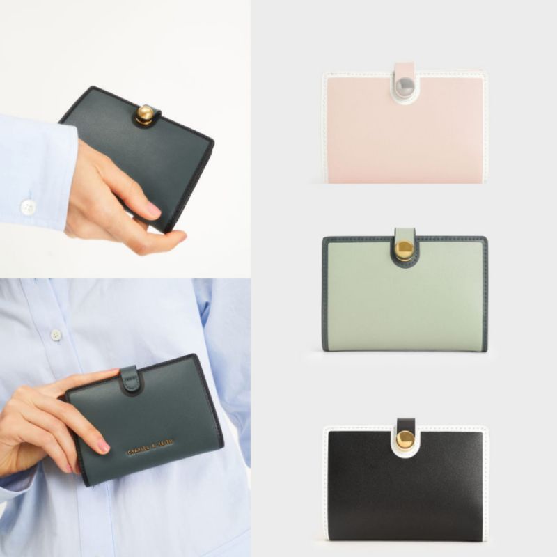 11.11 SALE | CK Mini Snap Button Wallet