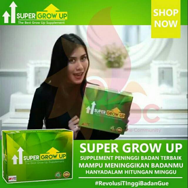PENINGGI BADAN SUPER GROW UP OBAT PENINGGI BADAN GROW UP COD