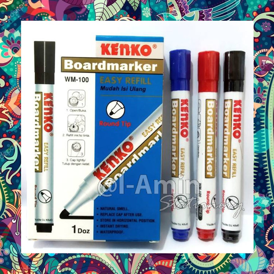 

Spidol Whiteboard / Whiteboard Marker "KENKO