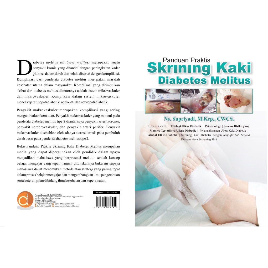 Deepublish - Buku Panduan Praktis Skrining Kaki Diabetes Melitus