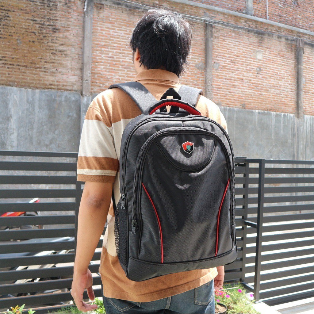 Jual Tas Gendong SMP SMA Laki-Laki Ransel Punggung Cowo Bahan Tebal Bacpack Laptop Multifungsi Keren