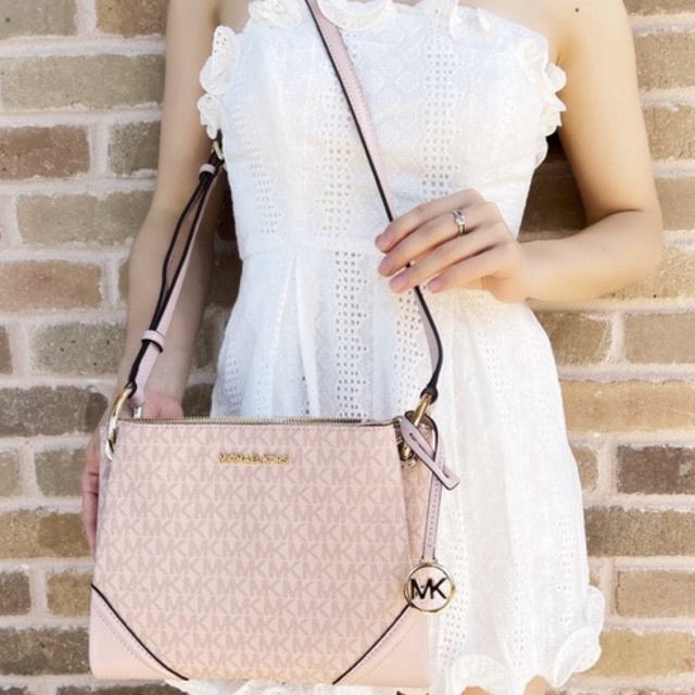 Michael Kors MK Nicole large Triple Compartment Crossbody