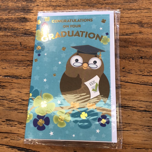 

Graduation card (owl)