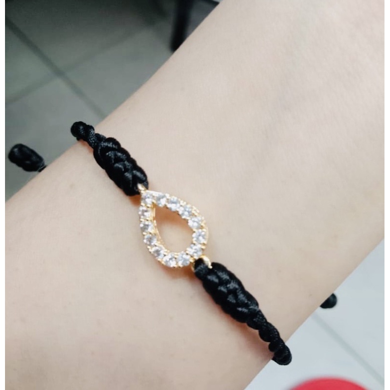 gelang tangan wanita tali model love//gelang tali//gelang//perhiasan