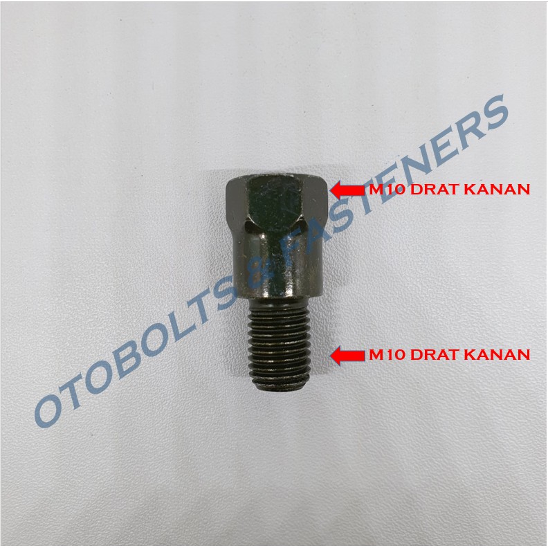 Baut Sambungan Spion 10 x 10 Kanan Kanan / Baut Spion