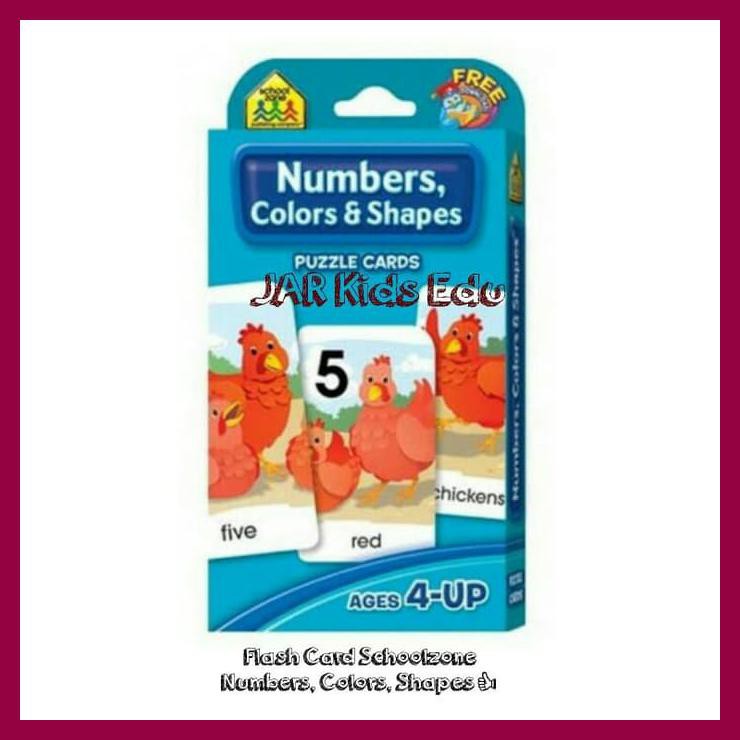 

FLASH CARD SCHOOLZONE (NUMBER, COLOR & SHAPE)