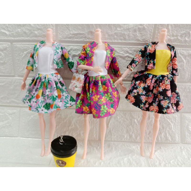 BAJU BONEKA BARBIE ROMPI / BAJU SET BONEKA MURAH