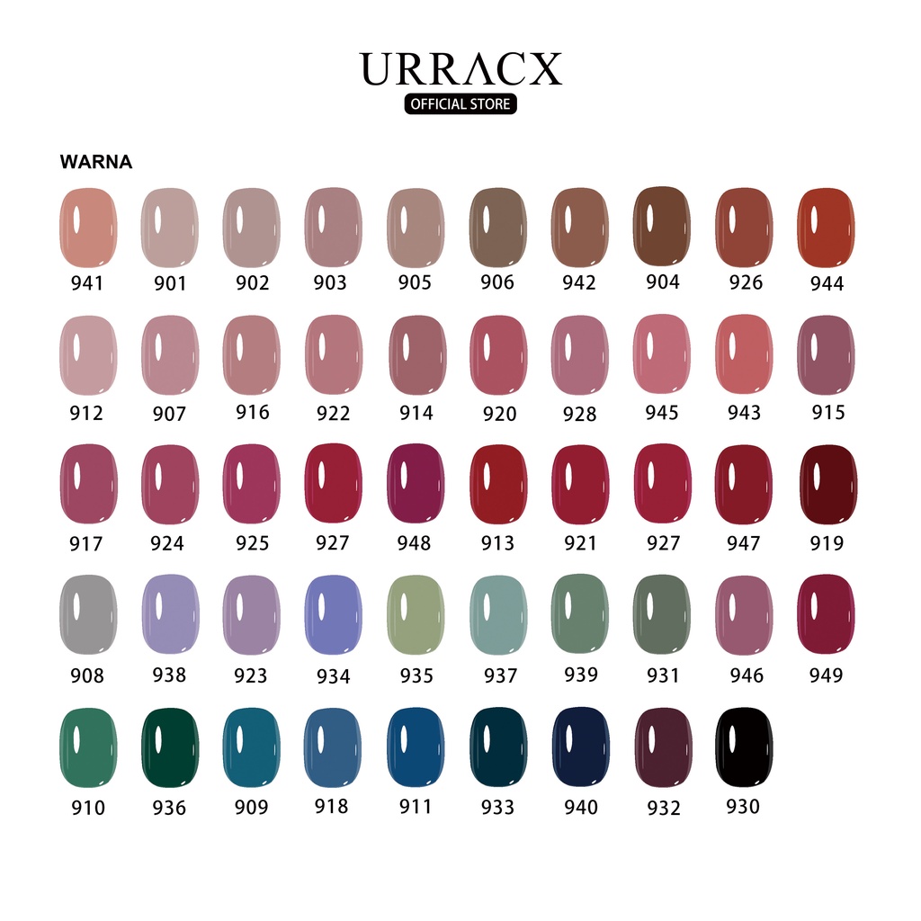 URRACX Kutek Kutek Peel Off kuteks halal muslimah Kutek Halal