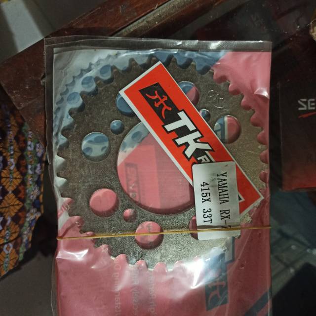 Gear belakang tk racing RK 415 uk 33 - 39 untuk rxz RX-King Jupiter z Jupiter MX lama  vega fiz