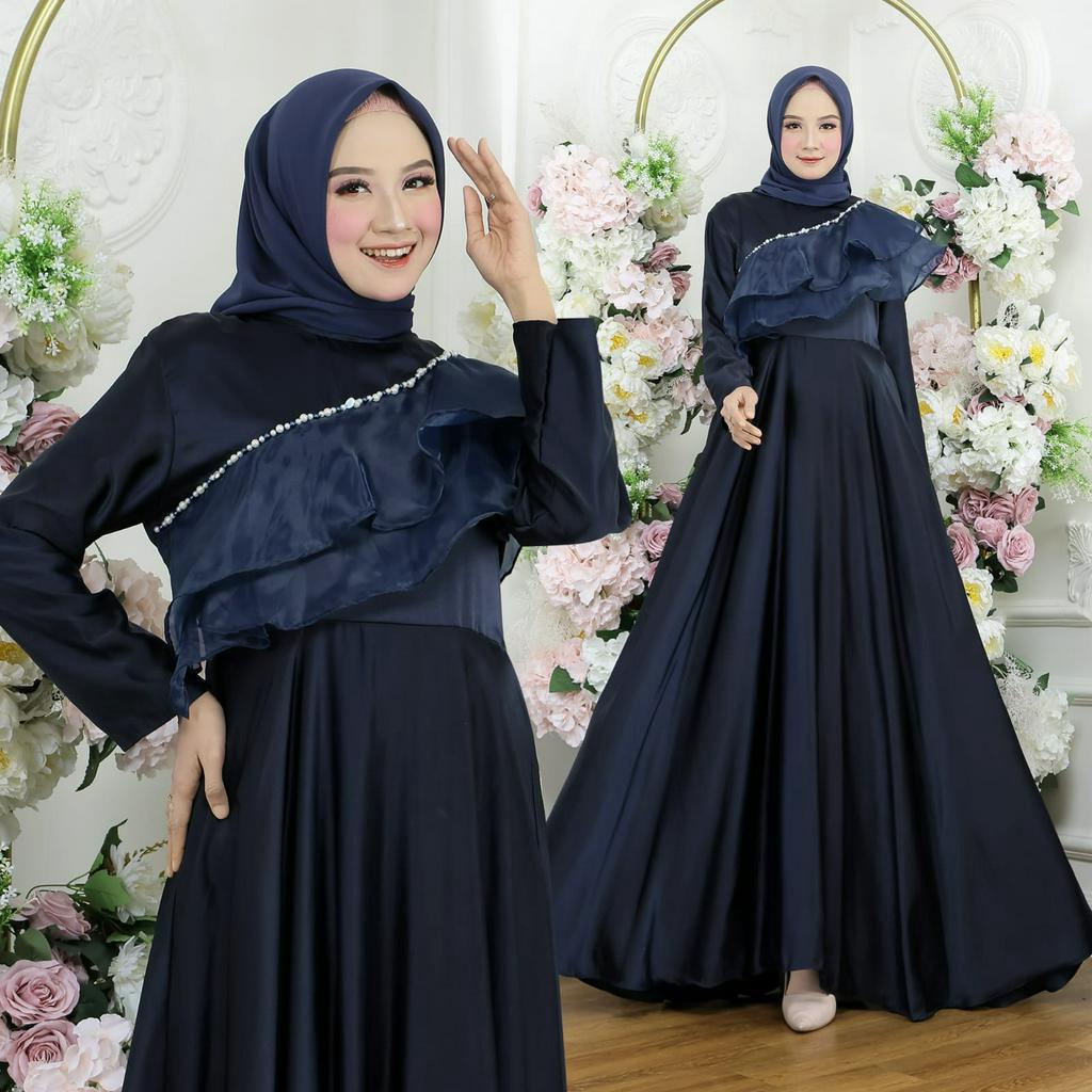 MAXY ZAHERRA FASHION PAKAIAN WANITA MUSLIM PREMIUM DRESS GAMIS MAXI MS