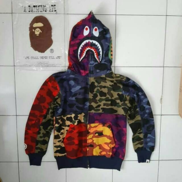 HOODIE BAPE SHARK PUBG MOBILE GRADE 1:1 AUTHENTIC