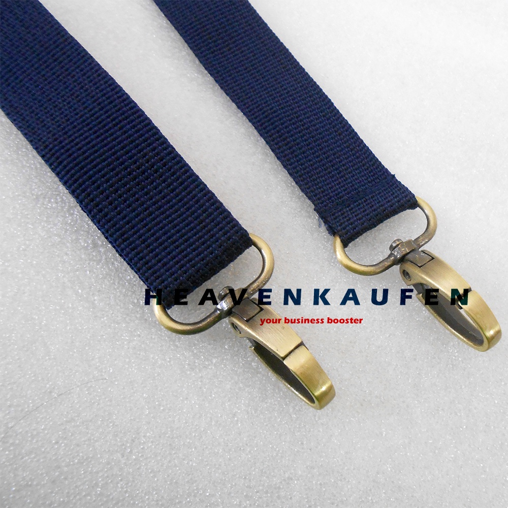 Strap Tas Tali Selempang Tas Pria Lebar 2,5 cm Warna Biru Dongker Navy Kait ATG Bakar