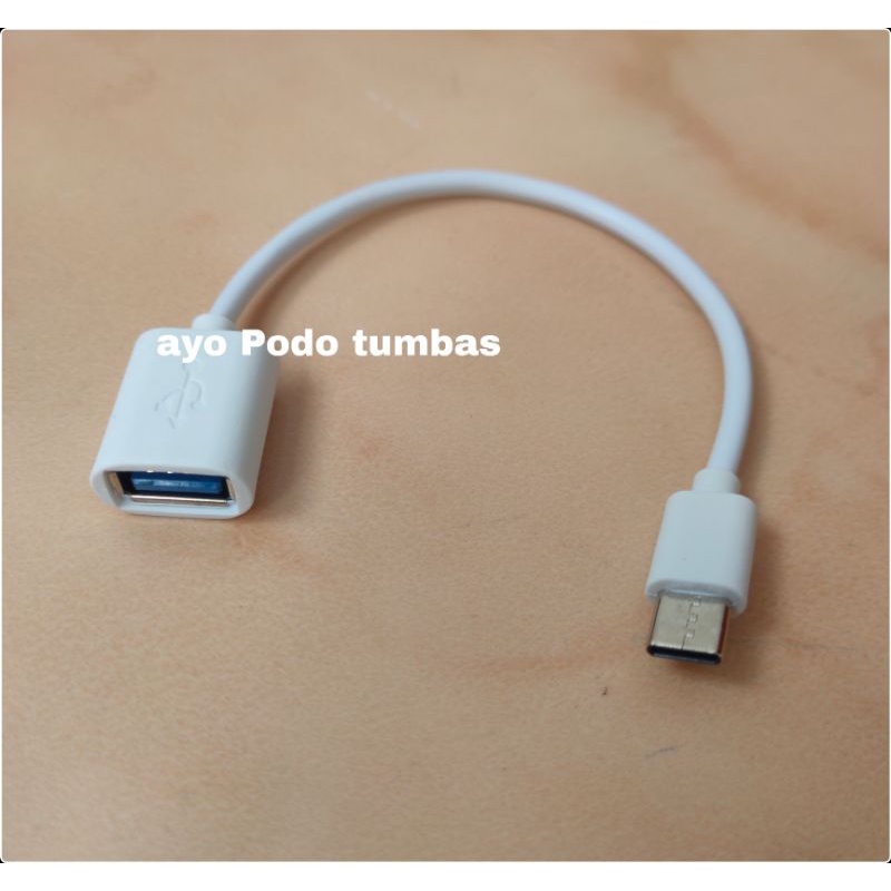 Kabel USB Female to Type C Kabel Sambungan USB Female ke Type C