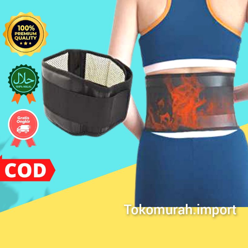 Sabuk Terapi Pinggang Sakit Pegal Tourmaline Therapy Pinggang Magnetic
