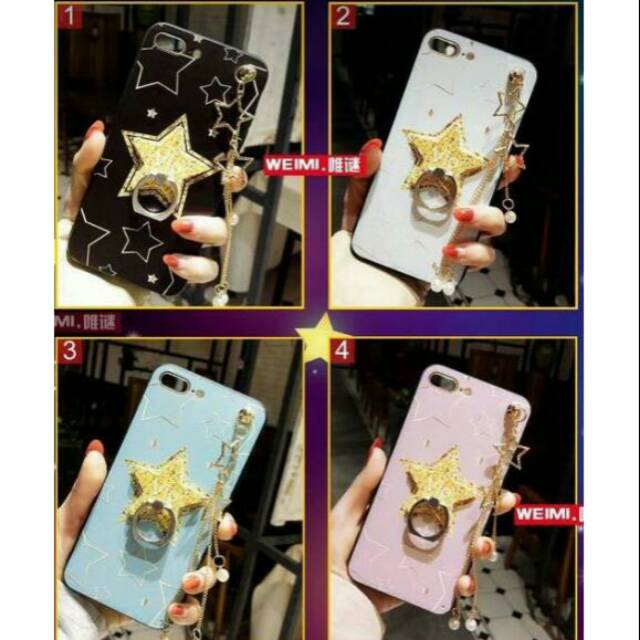 Case + tempered glass + gantungan + iring xiaomi redmi 5/ redmi 5a / redmi 5+ plus