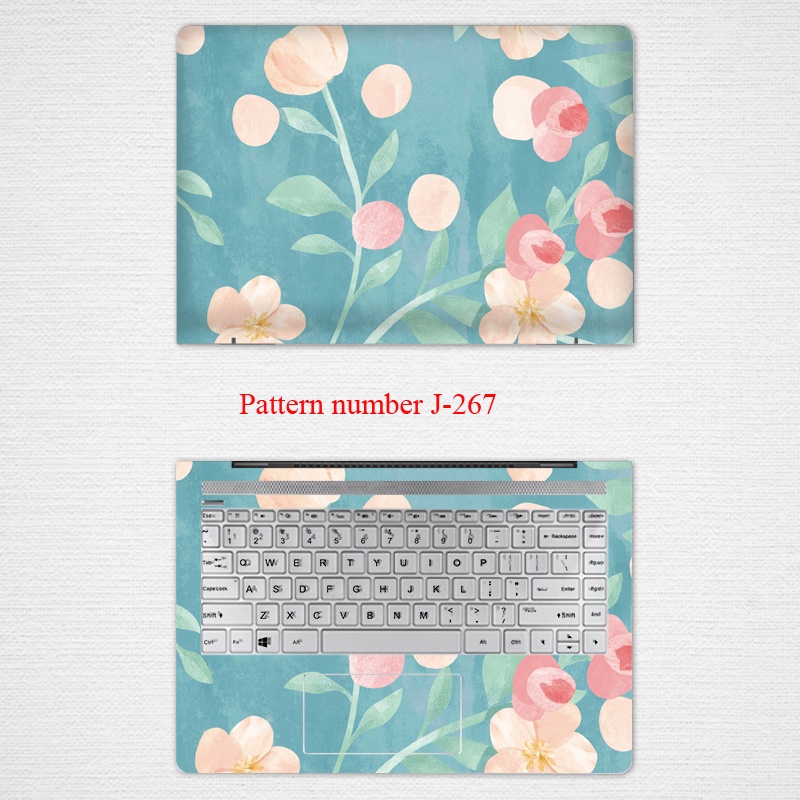 2 Pcs Stiker Pelindung Laptop Universal Bahan VINYL Ukuran 12 13 14 15.6 Inch 3420Vostro Inspiron 14 5410 XPS