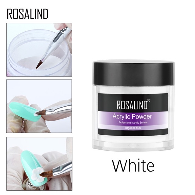 ROSALIND polymer acrylic powder resin bubuk akrelik 3d flower gel wedding nails