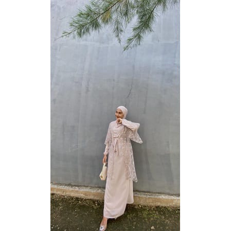 Mysharewl Osana Gamis Brukat Pesta Syar'i Jumbo Azalea Dss Busui Ready Stok Siap order Gamis Polos Premium Gamis Polos Satin Dress Gamis Brukat Lucia Tile Dress Kondangan Kekinian-4