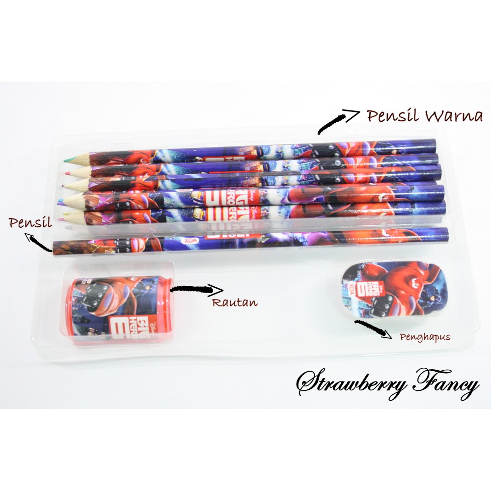 

Pensil warna / Stationary Set Big Hero XDA1566